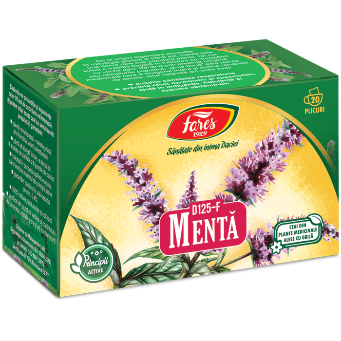 Ceai de Menta, 20 plicuri, Fares