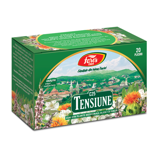 Ceai pentru tensiune, 20 plicuri, Fares