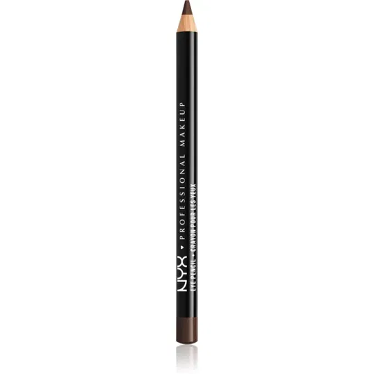 NYX Professional Makeup Eye and Eyebrow Pencil creion de ochi cu trasare precisă culoare 931 Black Brown 1.2 g