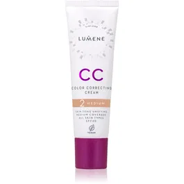 Lumene CC Color Correcting Cream Crema CC pentru un ten uniform SPF 20 culoare 2 Medium 30 ml