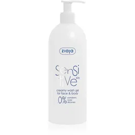 Ziaja Sensitive gel de curatare pentru fata pentru piele sensibila si iritata 400 ml