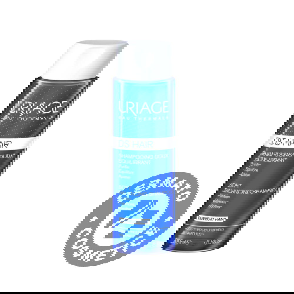 Sampon reechilibrant cu apa termala DS Hair, 200ml, Uriage