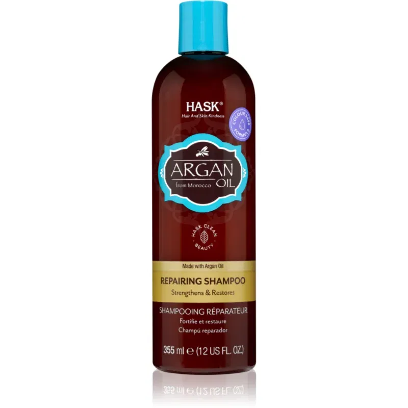 HASK Argan Oil sampon revitalizant pentru par deteriorat 355 ml