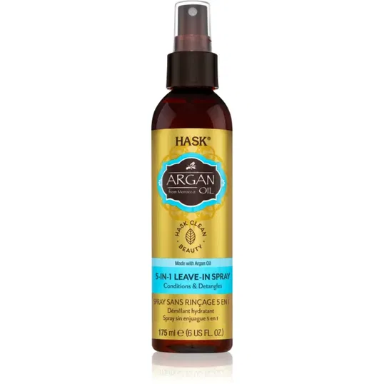 HASK Argan Oil spray care nu necesita clatire pentru par deteriorat 175 ml