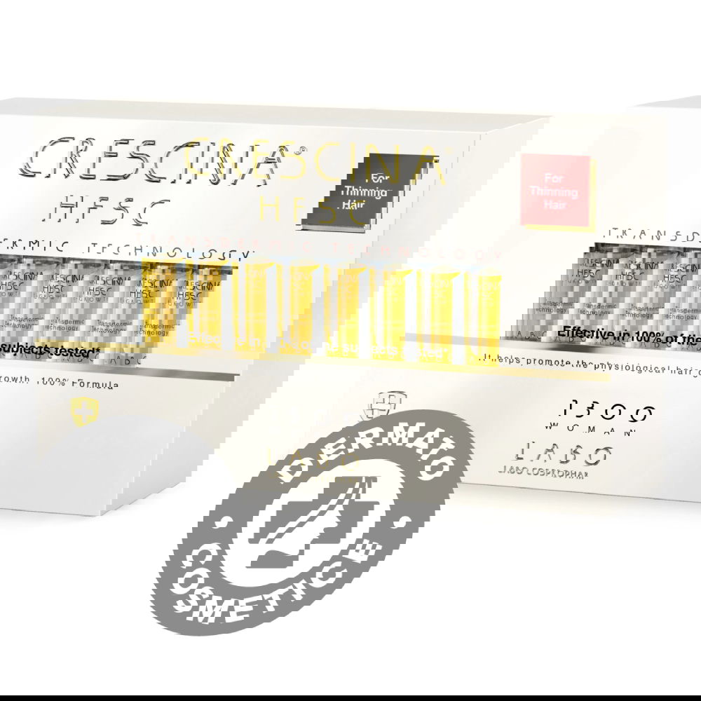 Tratament pentru par HFSC Transdermic 1300 Woman Crescina, 20 fiole, Labo