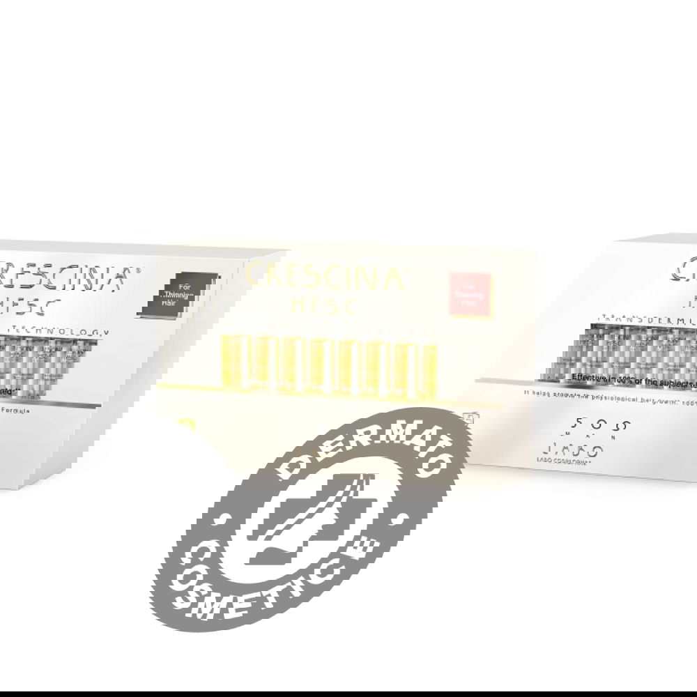 Tratament pentru par HFSC Transdermic 500 Man Crescina, 20 fiole, Labo