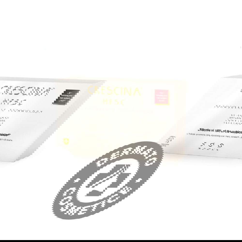 Tratament pentru par HFSC Transdermic 500 Woman Crescina, 10+10 fiole, Labo