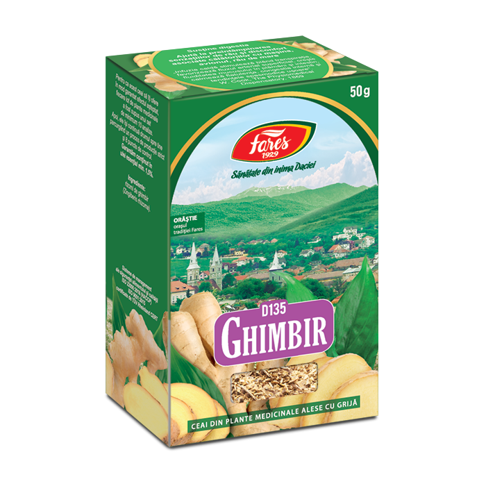 Ceai de ghimbir, 50g, Fares