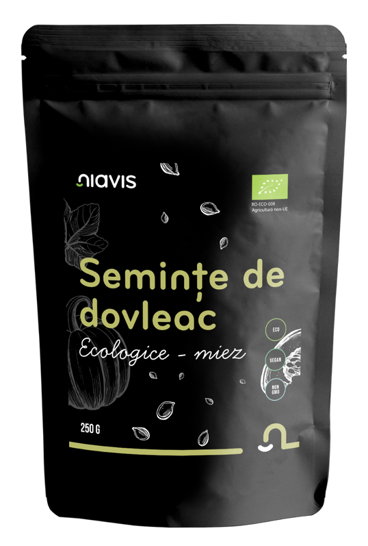 Seminte de dovleac ecologice, 250g, Niavis
