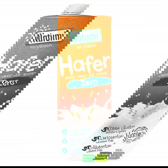 Lapte bio din ovaz cu zero zahar, 1l, Natumi