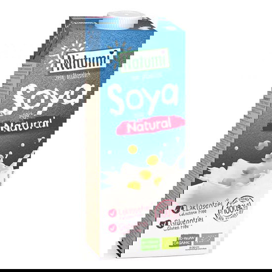 Lapte bio din soia natural, 1l, Natumi