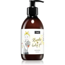 LaQ Fruit Line Banana gel de duș intens hidratant pentru maini si corp 300 ml