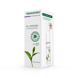 Gel antiacneic cu ulei de tea tree, 50ml, VivaNatura
