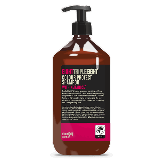 Sampon pentru par vopsit, 1l, Eight Triple Eight