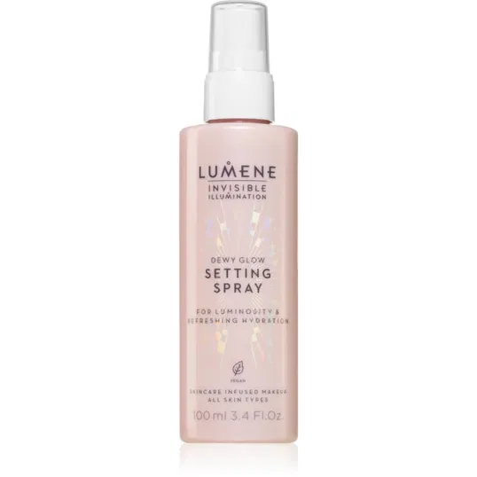 Lumene Invisible Illumination Dewy Glow spray pentru fixare și strălucire 100 ml