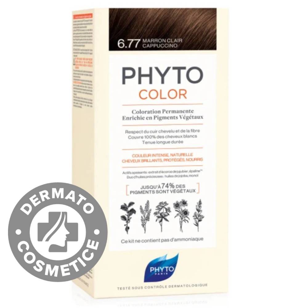 Vopsea par 6.77 Light Brown Phytocolor, 50ml, Phyto