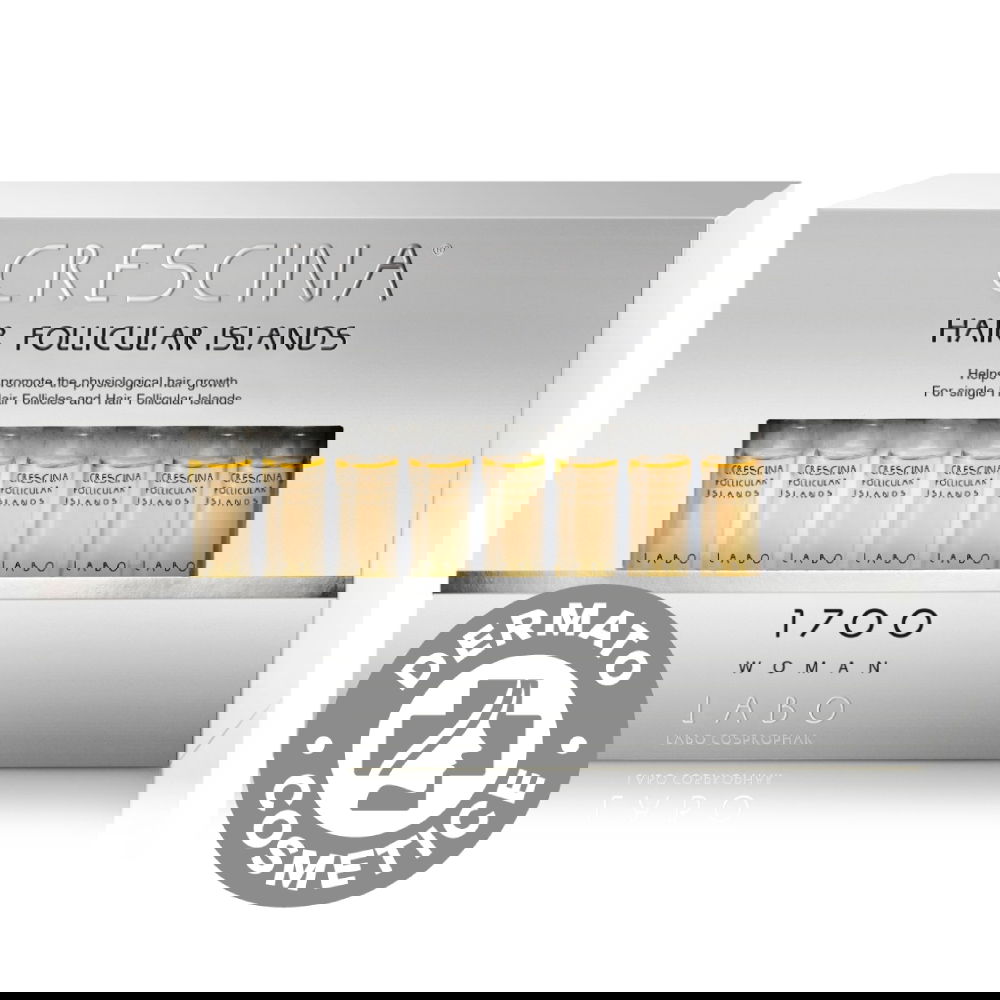 Follicular Islands 1700 Woman Crescina, 20 fiole, Labo