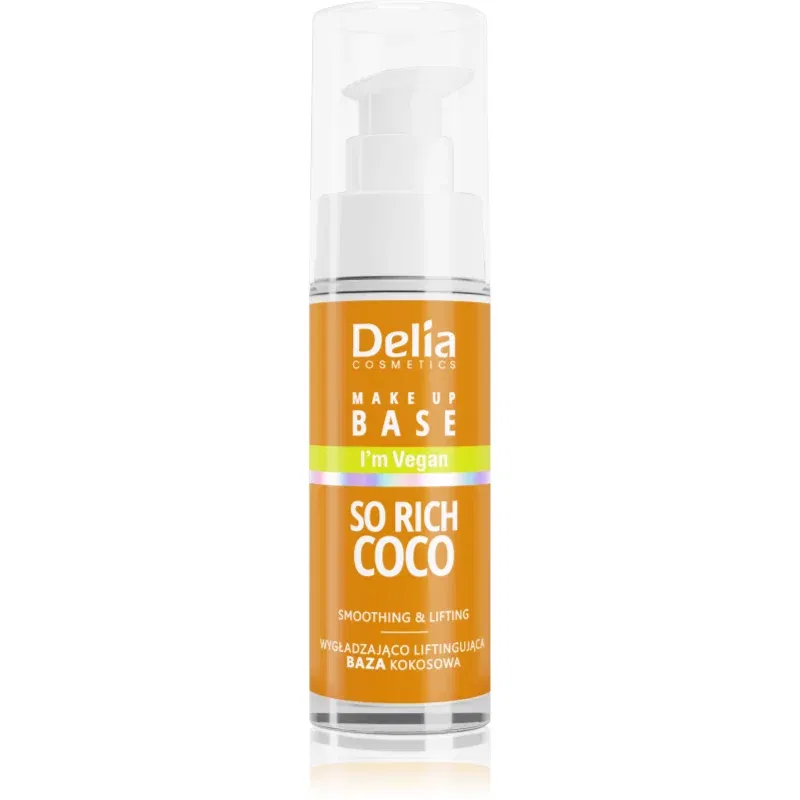 Delia Cosmetics So Rich Coco bază sub machiaj, cu efect de netezire 30 ml