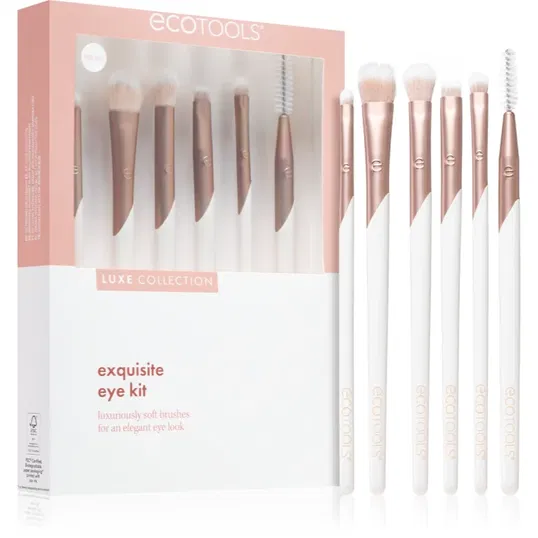 EcoTools Luxe Collection Exquisite set perii machiaj pentru ochi și sprâncene 6 buc