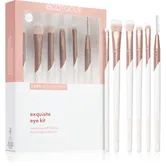 EcoTools Luxe Collection Exquisite set perii machiaj pentru ochi și sprâncene 6 buc
