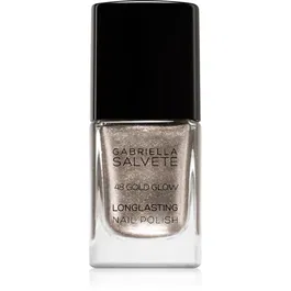 Gabriella Salvete Longlasting Enamel lac de unghii cu rezistenta indelungata cu particule stralucitoare culoare 48 Gold Glow 11 ml