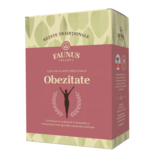 Ceai pentru obezitate Retete Traditionale, 180g, Faunus Plant