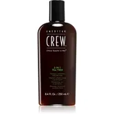 American Crew Hair & Body 3-IN-1 Tea Tree sampon, balsam si gel de dus 3in1 pentru barbati 250 ml