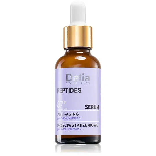 Delia Cosmetics Peptides ser facial anti-îmbătrânire pentru fata, gat si piept 30 ml