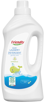 Detergent de rufe pentru bebe Marsilia, 1000ml, Friendly Organic