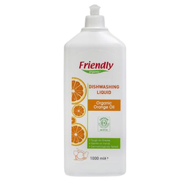 Detergent de vase manual cu portocale, 1000ml, Friendly Organic