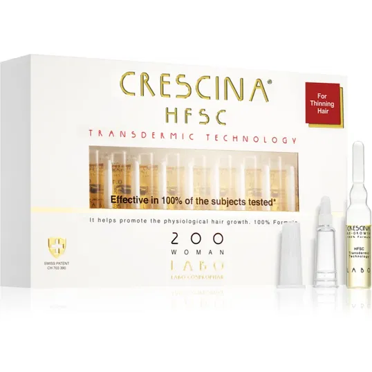 Crescina Transdermic 200 Re-Growth tratament pentru stimularea creșterii părului pentru femei 20x3,5 ml