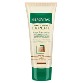 Masca intensiv regeneranta cu petroleum Tratament Expert, 150ml, Gerovital
