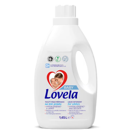 Detergent lichid pentru rufe albe, 1.45 litri, Lovela Baby