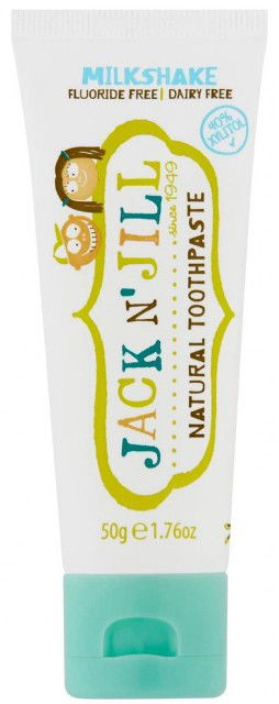 Pasta de dinti naturala pentru copii de la +6 luni Milkshake, 50g, Jack N` Jill Kids