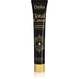 Delia Cosmetics Total Cover machiaj rezistent la apa SPF 20 culoare 56 Tan 25 g
