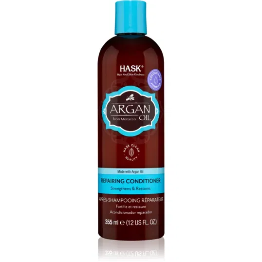 HASK Argan Oil balsam revitalizant pentru par deteriorat 355 ml