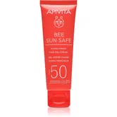 Apivita Bee Sun Safe Hydra Fresh Face Gel-Cream SPF50 crema gel pentru hidratare. SPF 50 50 ml