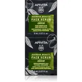 Apivita Express Beauty Exfoliating Face Scrub Olive peeling intensiv de curățare faciale 2 x 8 ml