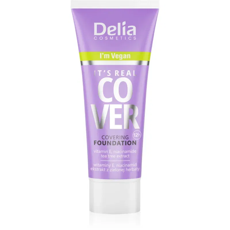 Delia Cosmetics It's Real Cover acoperire make-up culoare 202 beige 30 ml