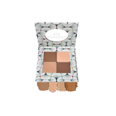 Fard bio pentru pleoape paleta in 4 culori Nude, 5.6g, Charlotte Bio