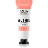 MUA Makeup Academy Blushed Liquid Blusher fard de obraz lichid culoare Peach Puff 10 ml