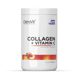 Colagen + Vitamina C cu aroma de piersici, 400g, OstroVit