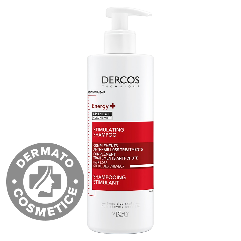 Sampon energizant impotriva caderii parului Energy+ Dercos, 400ml, Vichy