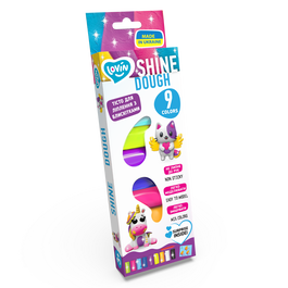 Set plastilina Lovin Shine Dough, 9 x15g, Oktoclay