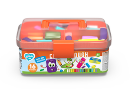 Set plastilina si accesorii pentru modelaj 16 culori Lovin, 1 bucata, Oktoclay