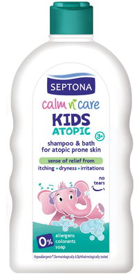 Sampon si gel de dus pentru piele atopica, 200ml, Septona