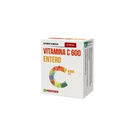 Vitamina C Entero 600mg 30cps - Parapharm