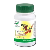 Vitamina C 1000 mg cu macese si acerola - lamaie - 100cp - Medica