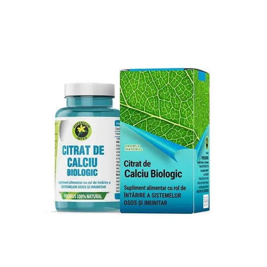 Citrat de Calciu Biologic 60cps - Hypericum