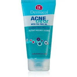 Dermacol Acne Clear demachiant cu efect de peenling pentru pielea problematica 150 ml